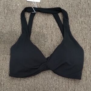 BuffBunny Double Twist Sports Bra - Onyx Black